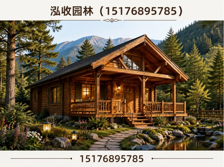 济南防腐木展示图